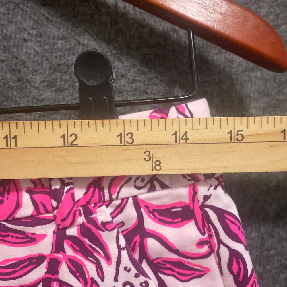 Lilly‎ Pulitzer Gretchen High Rise Shorts Elderflower Blossom Lil Escape Plan 6 - Picture 6 of 9